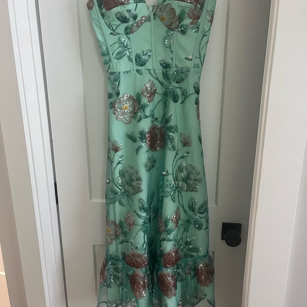 Carina Strapless Embellished Cocktail Dress- Dress the Population